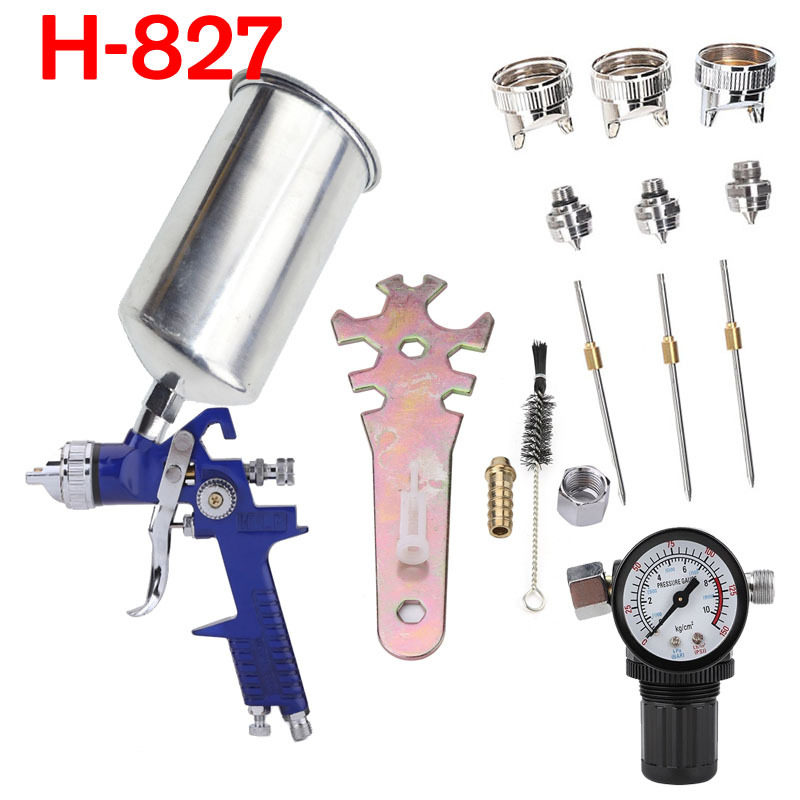 宙斯H-827套装1.4/1.7/2.0配件油漆喷枪汽车面漆低压HVLP喷漆枪