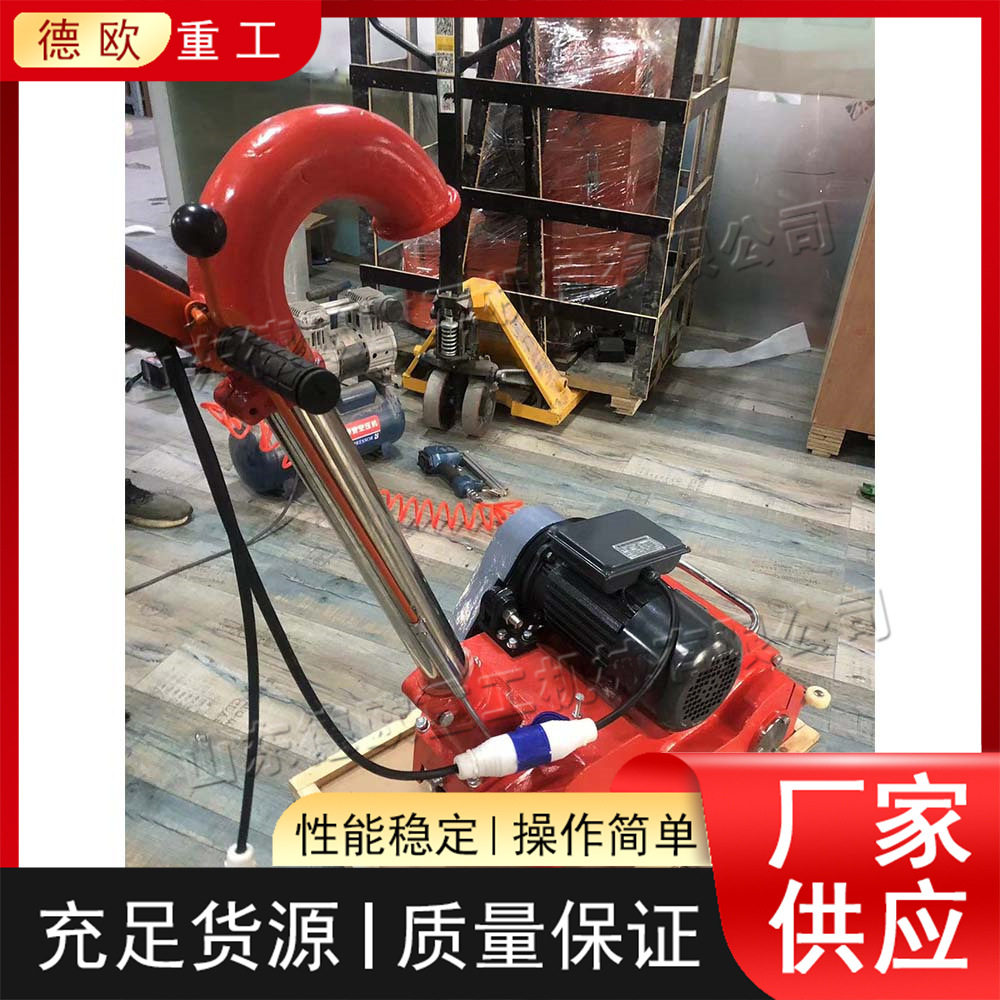 手推式木材表面处理设备 多功能木地板砂光机 磨抛光除尘一体设备