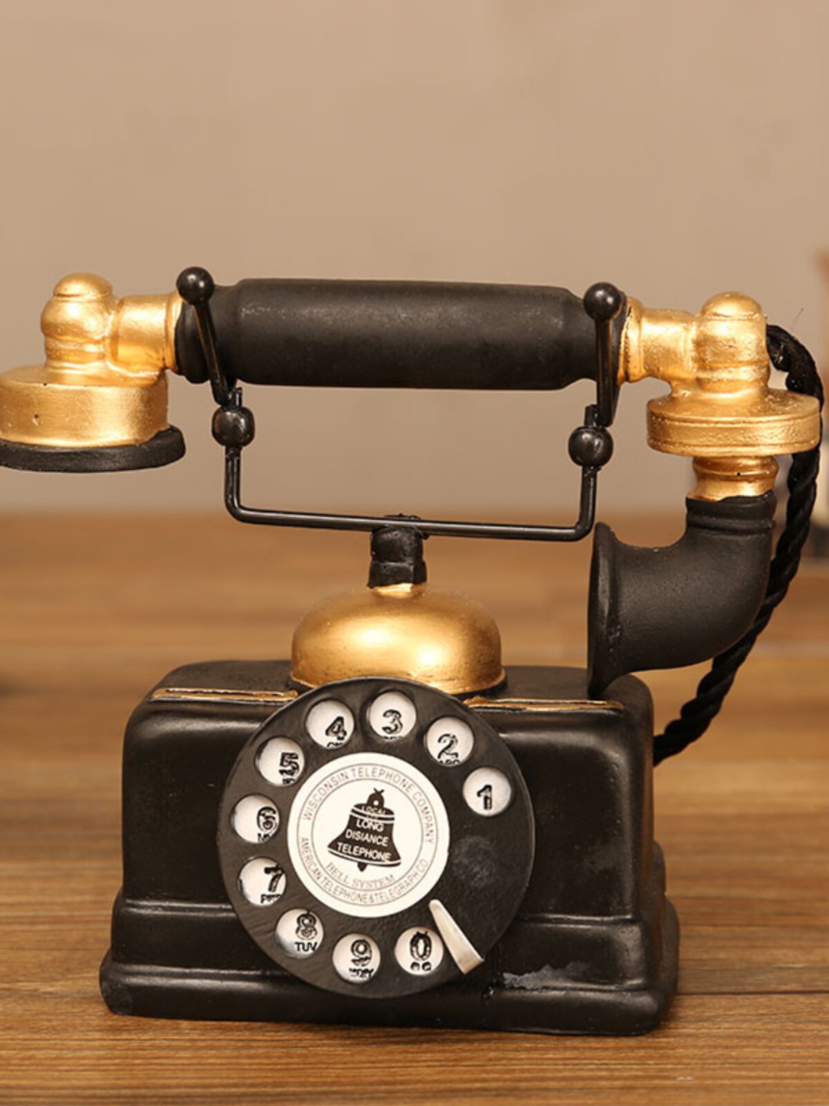 复古老式电话机座机模型饰品摆件家居桌面装饰品摆设书本拍照道具