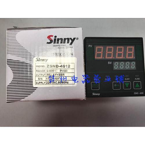 sinny 上南温控仪 ZSND-4612 PT100型 0-600°c 72x72 智能温控器