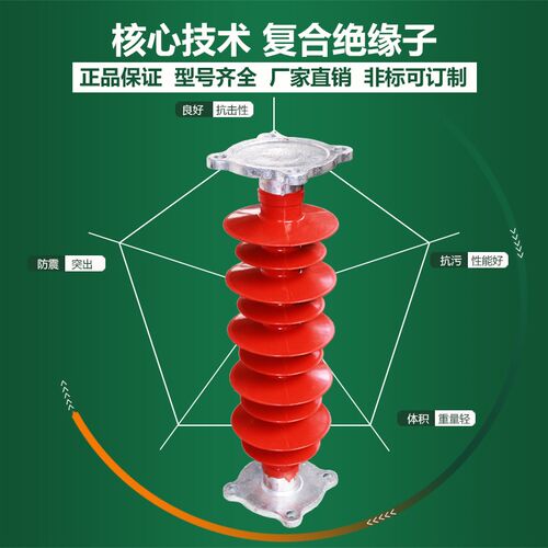 上海荣控复合棒形支柱绝缘子FZSW-40.5/5支柱绝缘子FZSW-35/5直销