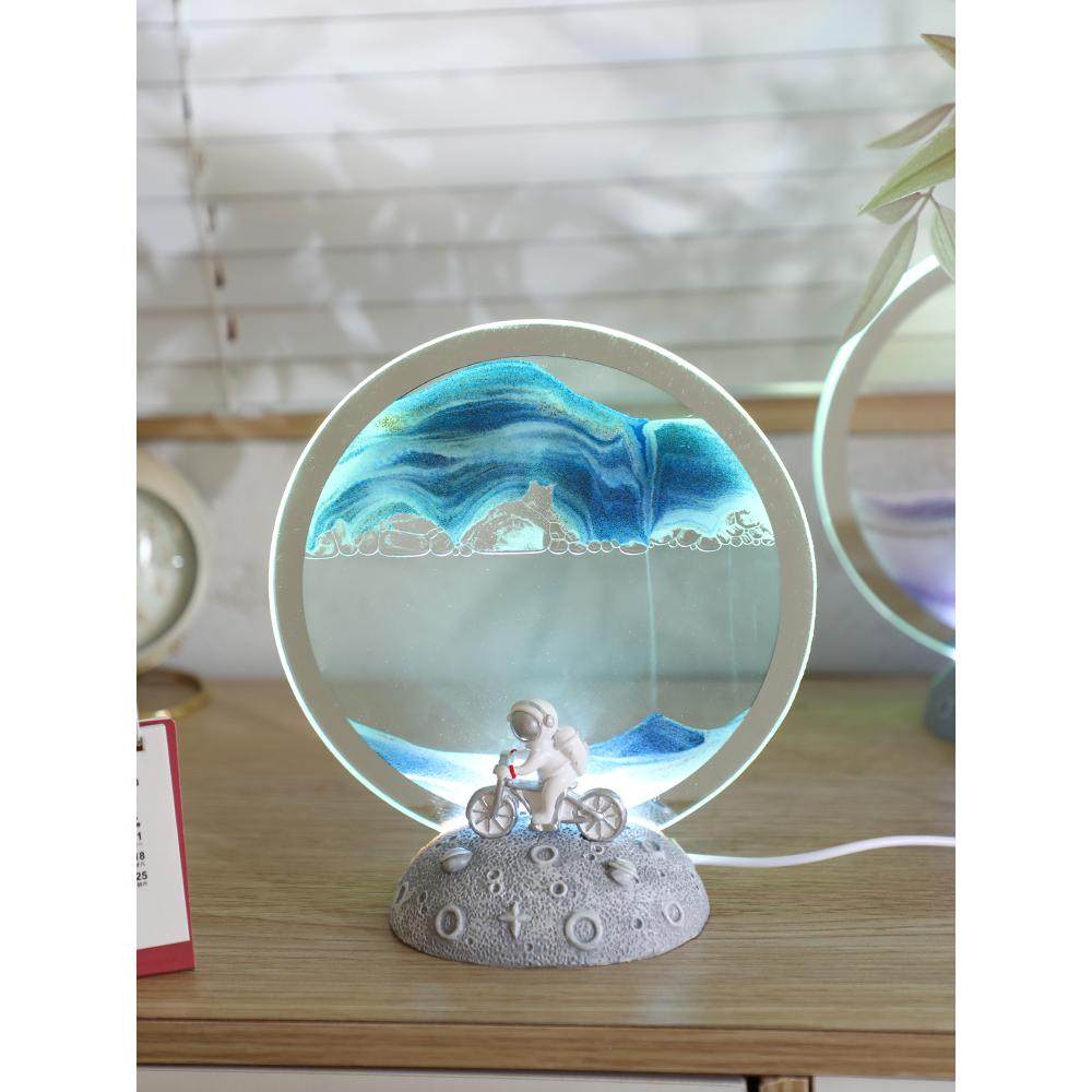 宇航员流沙画卧室桌面摆件客厅玄关装饰品小夜灯生日礼物小众新年,鲜花速递/花卉仿真/绿植园艺,洒水/浇水壶,淘宝优惠券,粉丝福利购,淘宝优惠卷