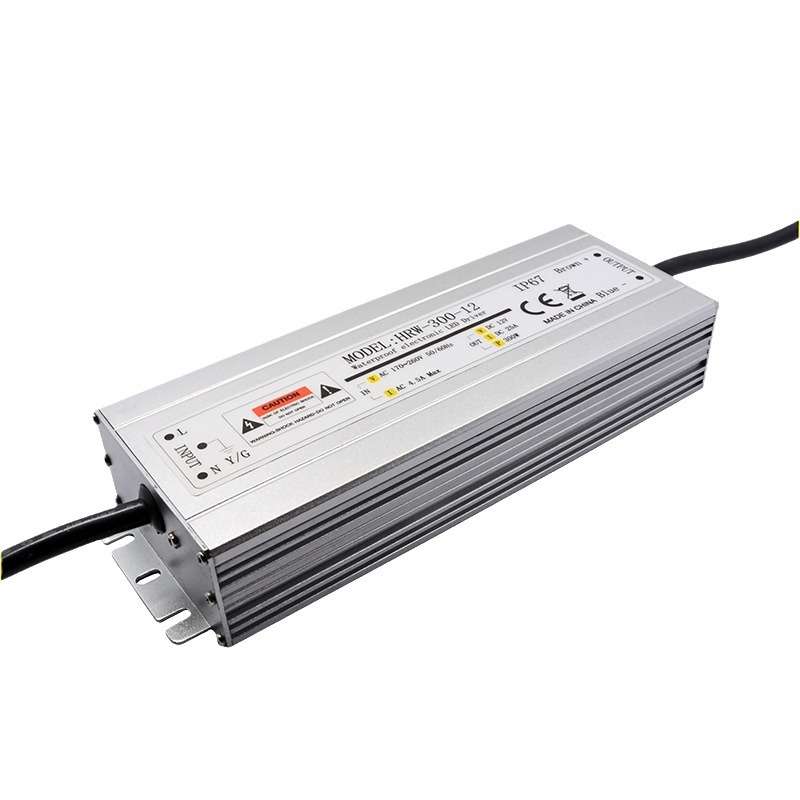 24v300W防水电源 IP67开关电源实体工厂现货 铝型材防水电源