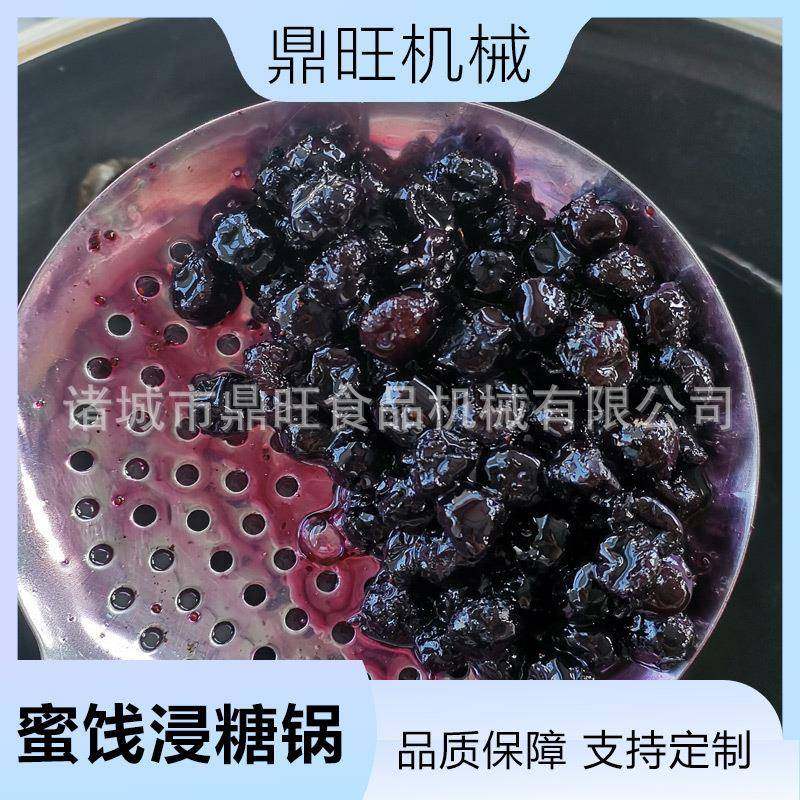 自动真空果脯浸糖机葡萄樱桃蜜桃干浸糖设备全自动负压浸糖锅