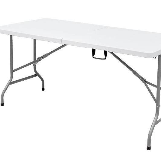 Z152家用简易可折叠户外商务便捷餐桌1米5家具桌椅组合工厂直销