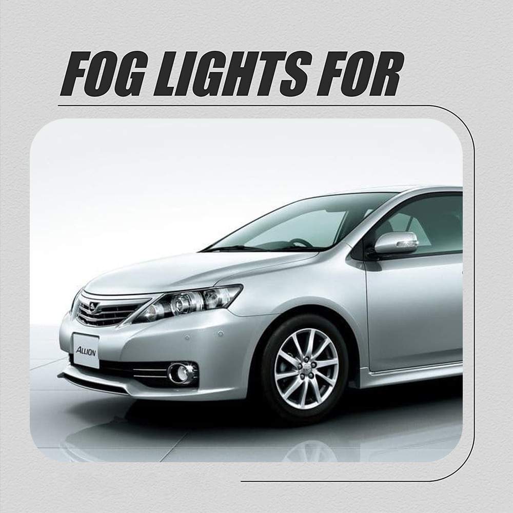 适用丰田10-16款ALLION前雾灯总成卤素日间行车灯杠灯防雾灯套装