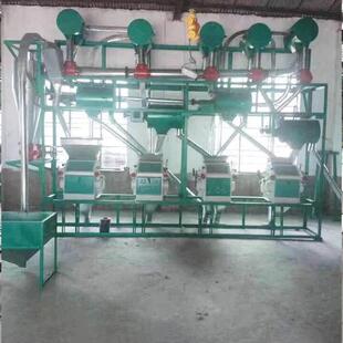 漯河粮机四机一次净面粉机组 小麦玉米大米皮芯分离圆罗磨面机 组