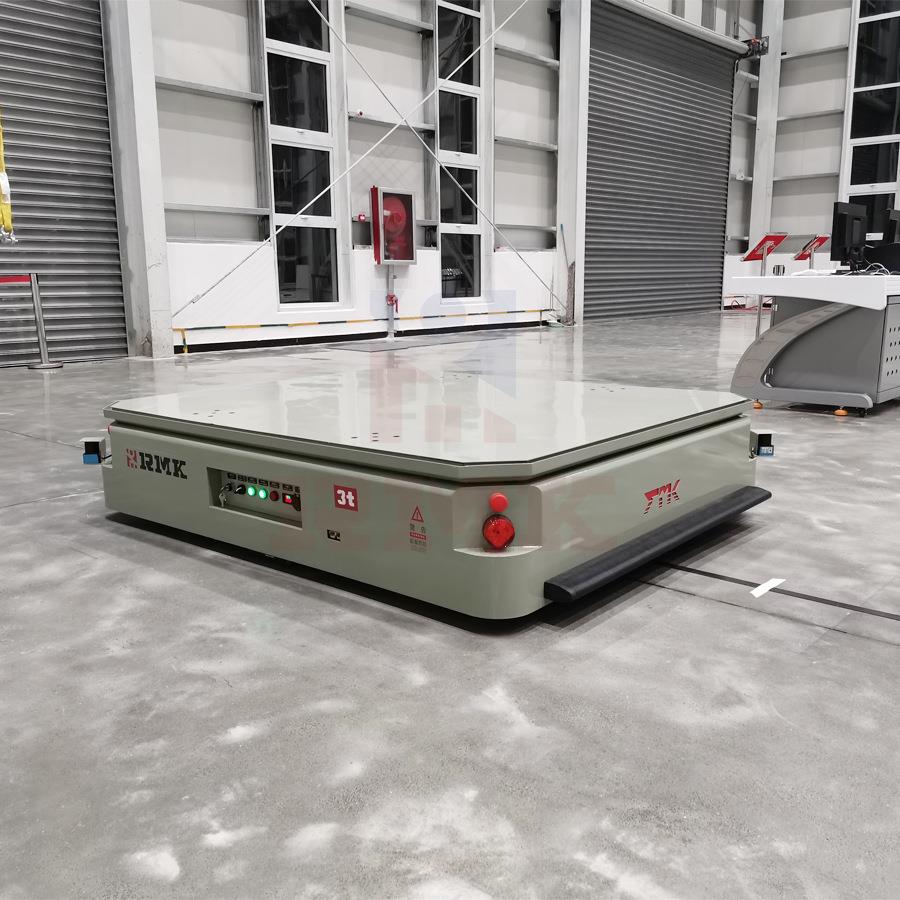 横纵转向舵轮平车 20吨搬运电动无轨道平车 零售无轨胶轮车