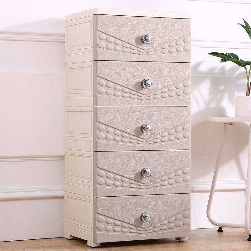 加厚欧式多层抽屉式收纳柜宝宝儿童衣柜床头柜整理箱塑料五斗柜子