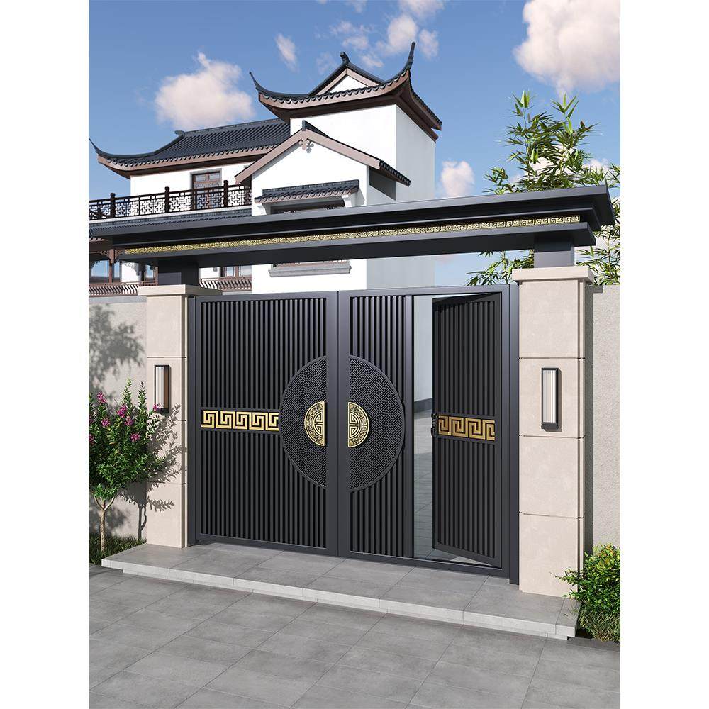 铝合金别墅大门户外双开院子庭院大门自建房大门双开门单开门定制