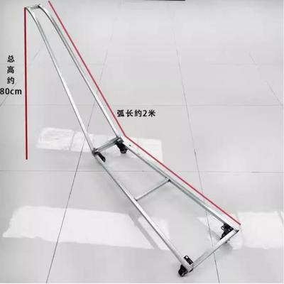 瀑布桌花铁艺支架带轮子酒店宴会桌花推车道具装饰布置