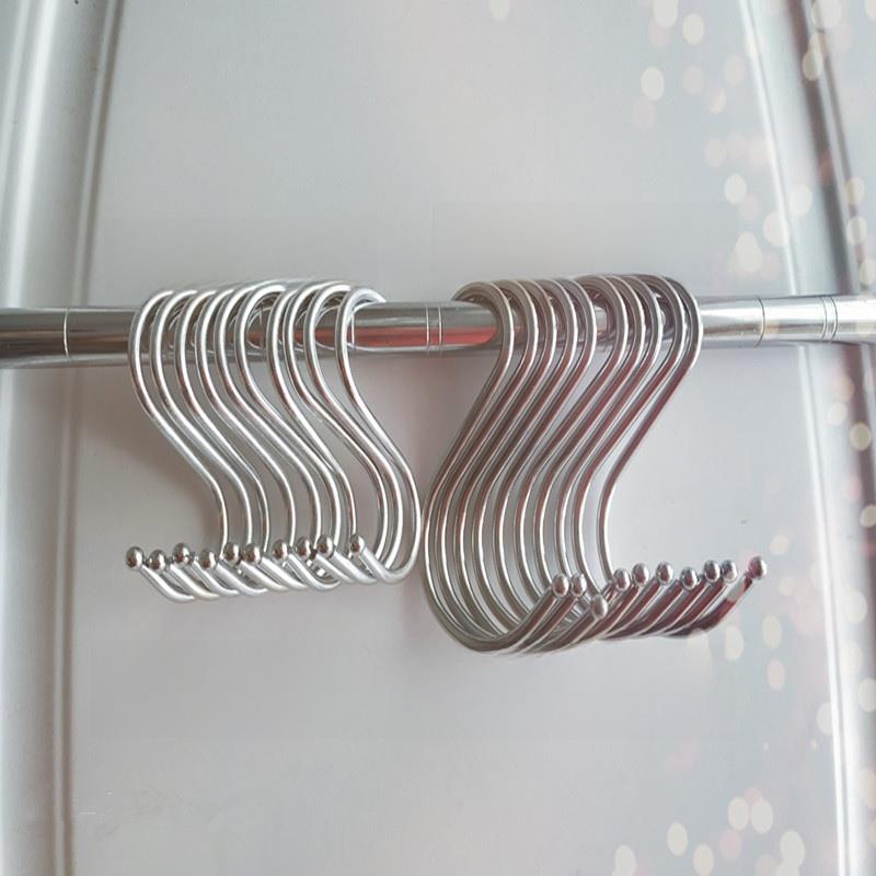 不锈钢s型挂钩 厨房收纳s钩 挂腊肉钩子 展会挂钩 多功能挂钩包邮