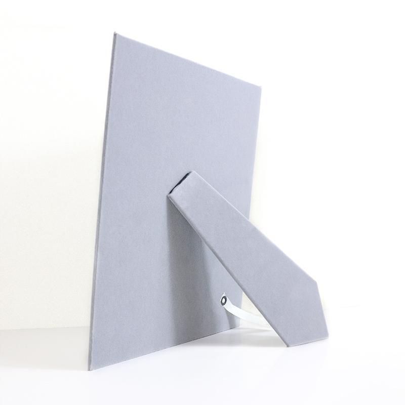 摆台相框背板丝绒布包覆支架脚横竖放可挂墙5678A4寸片钉框用定制