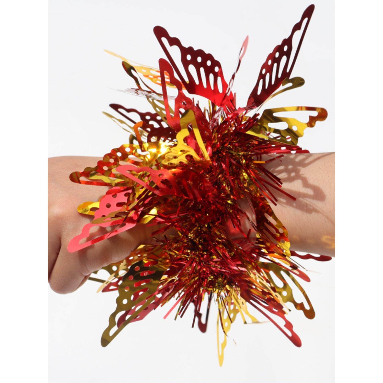 儿童跳舞手环演出头饰表演舞蹈道具手花六一幼儿园手腕花运动会用