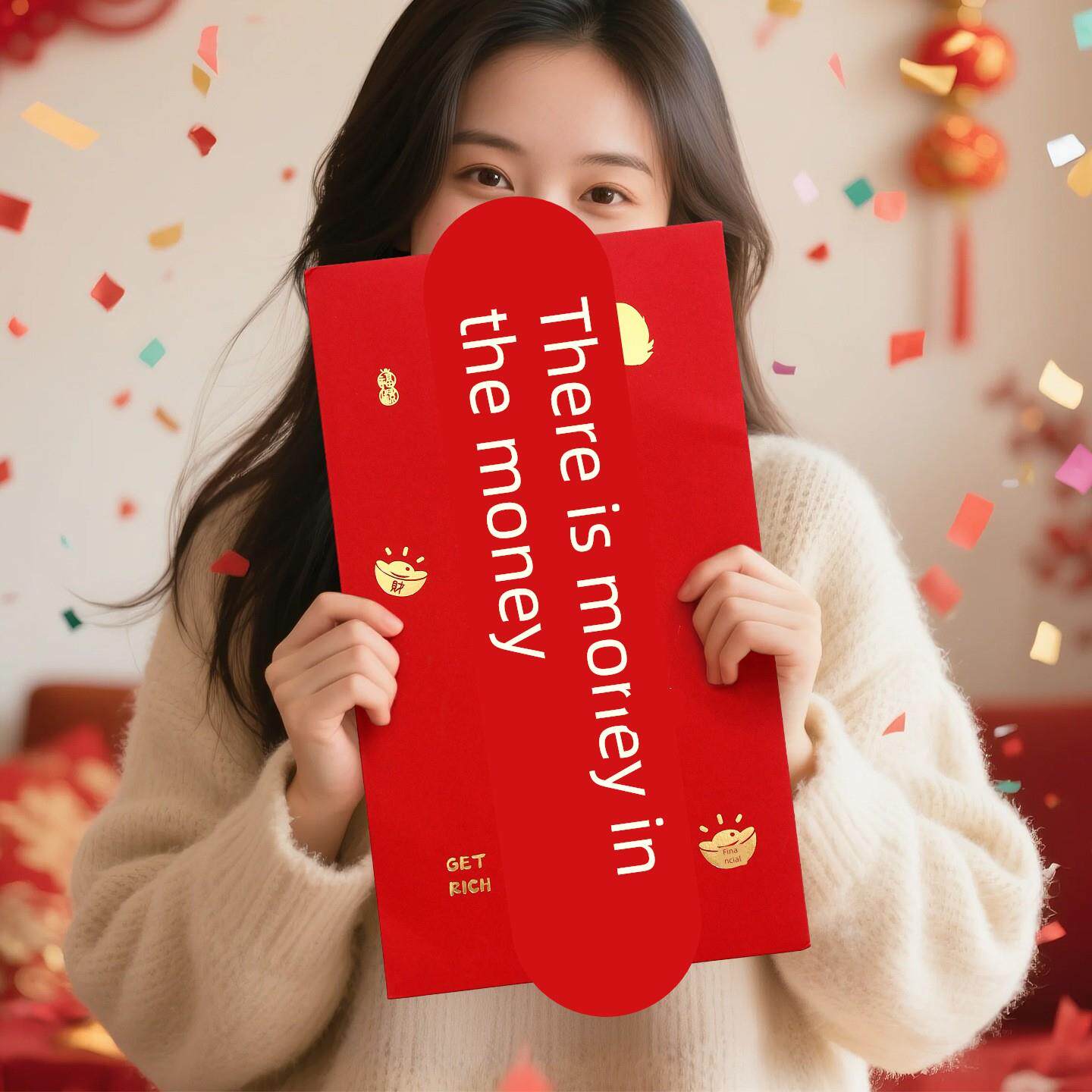 超大尺寸大红包2026年马上有钱巨款利是封新年创意仪式感网红同款