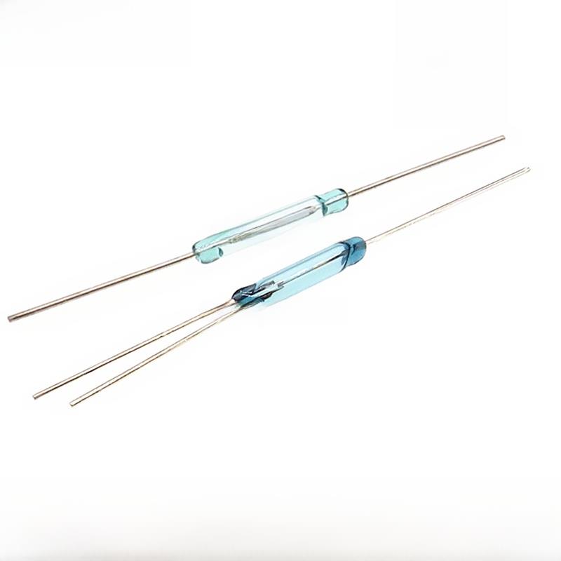 三脚干簧管 RI-90磁控开关 玻封2.54*14MM 常开常闭转换型 舌簧管