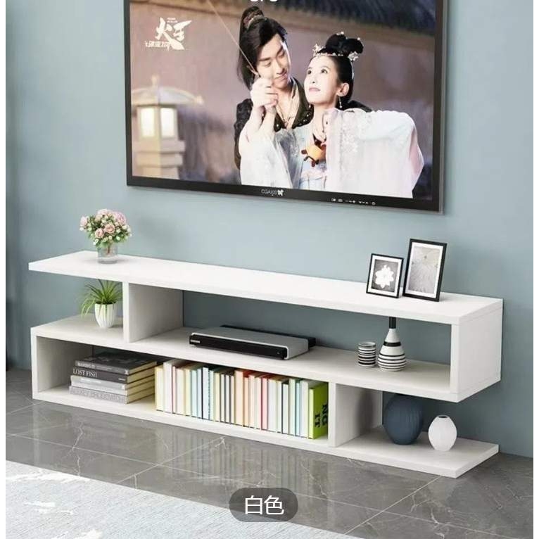 7T简易电视柜小户型旅馆架子落地款路由器置物架出租屋电视柜省空