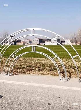 庆具铁艺架子户半圆道拱门INU圆弧形展示架婚外婚礼装饰门花架爬