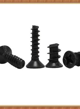 M2M2.2.M2.3M2头.5M26BKU黑色十字沉平尾自攻螺丝K自B平头攻螺钉