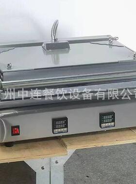 镀铬连锁快煎牛机双面压板扒47316数铁板控烧炉帕尼尼机三明治排