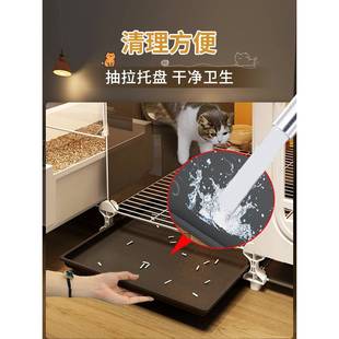 猫笼一窝子所一体不占地厂家直供小型猫柜家用室内猫厕咪别墅猫一