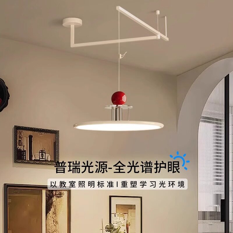 2026年新款摇臂餐厅吊灯简约现代设计师可移位饭厅灯广东中山灯具