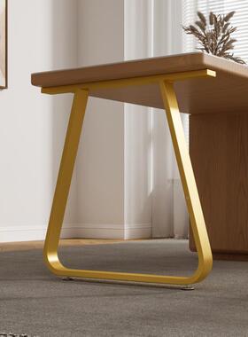 桌0A铁艺弧形腿支架梳妆书餐桌脚橱支撑底座岛RRF台桌柜架吧台桌