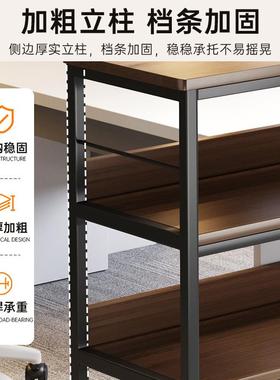 能办公室地层打落印机置物架书架多功展示MKD架简易多靠桌文件收