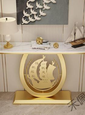 过现代简约玄关桌景靠墙入户门对玄T2h45AYf关置物架正走廊道端台