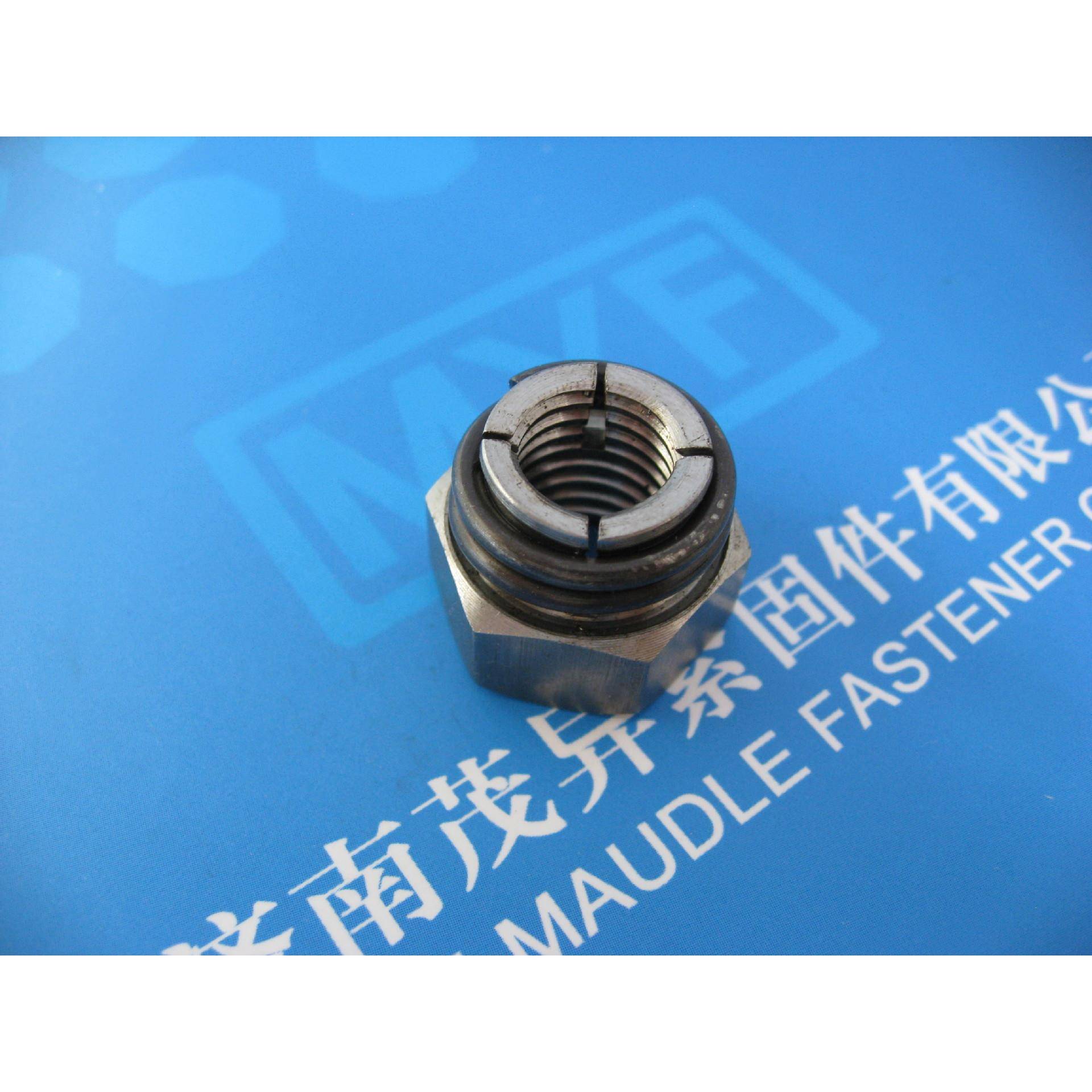 高铁路机车用286不锈钢全速金属弹簧箍5六锁紧螺母J角B/ZQ645-200