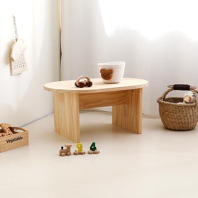 可坐童习圆桌实小木宝宝手工儿玩具桌家学用XZZ-02地毯桌早教简易