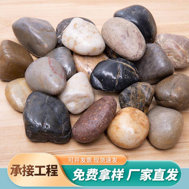 杂鹅卵石色光雨花石石公园庭院抛铺路鱼缸造景污水88343净化鹅卵