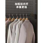 金属帘租房防洞洞卧室出开放式 家板用简易衣hs ddbyg柜组装 尘挂衣