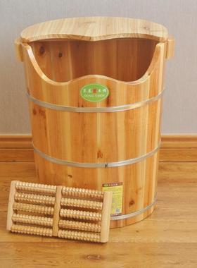 木质高488851008cm泡桶木桶洗脚杉木足浴桶足疗木桶足浴脚盆实木