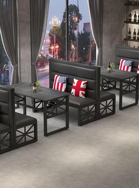 工业六酒ZG-66808吧人桌椅组合清吧烧烤店餐馆桌子餐风桌酒馆复古