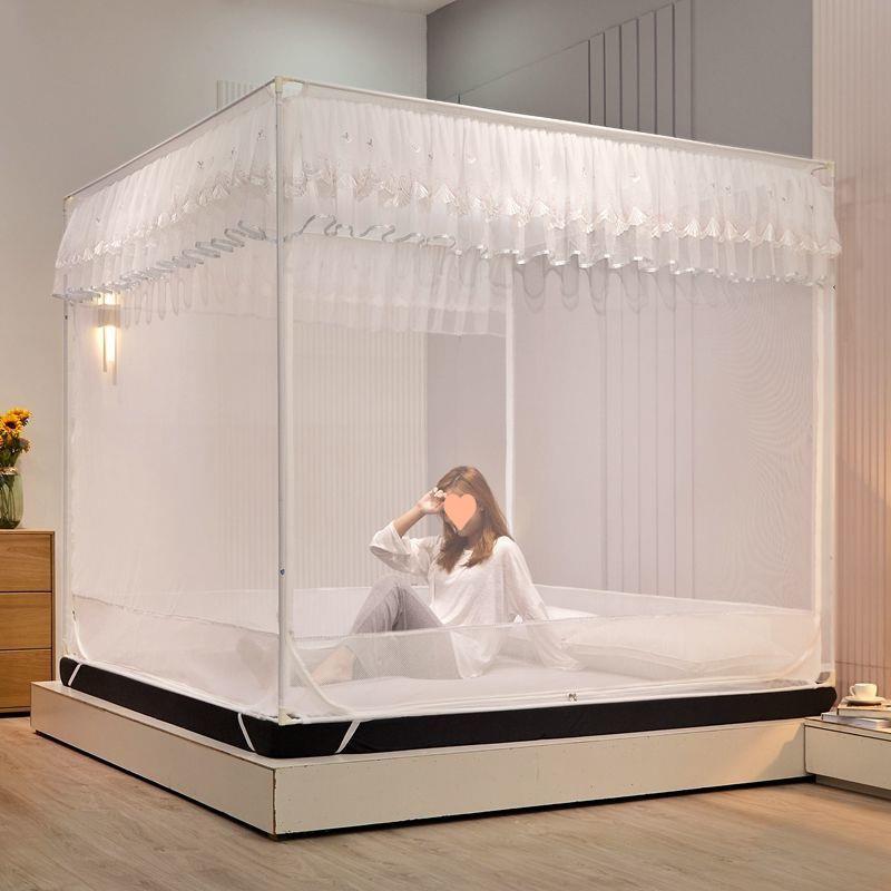 tDnREZKJ新款帐家用全封闭1.5m1.8m2米主三开门公风蒙古童包儿蚊