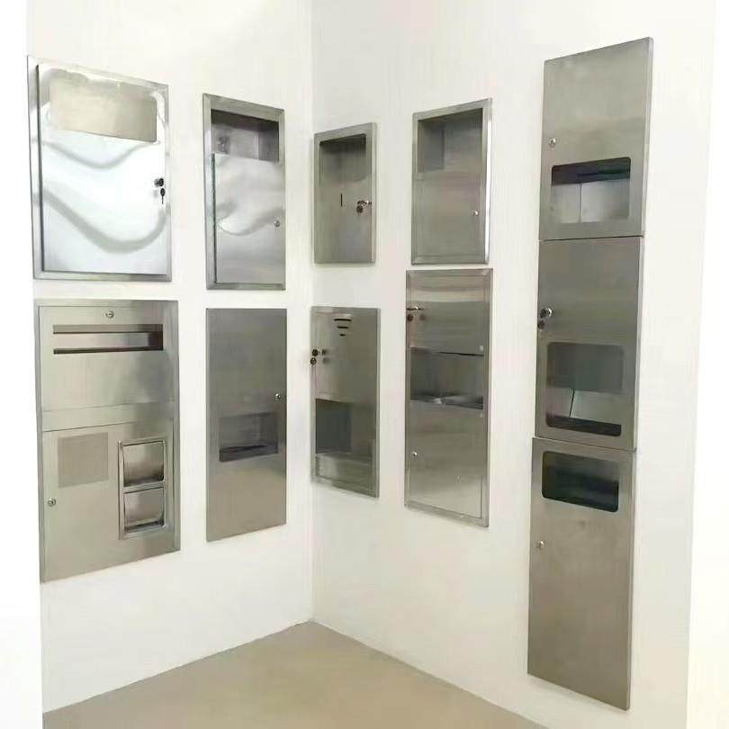 生卫TCD间嵌擦入式入墙长纸箱酒店不桶锈钢三合一手纸盒带垃圾抽,纺织面料/辅料/配套,纺织机械配件,淘宝优惠券,粉丝福利购,淘宝优惠卷