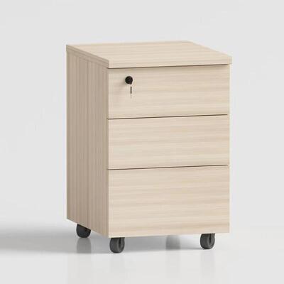 活动办柜办公家具移资HDG-3542动落三地式文件柜储物矮柜公室抽屉