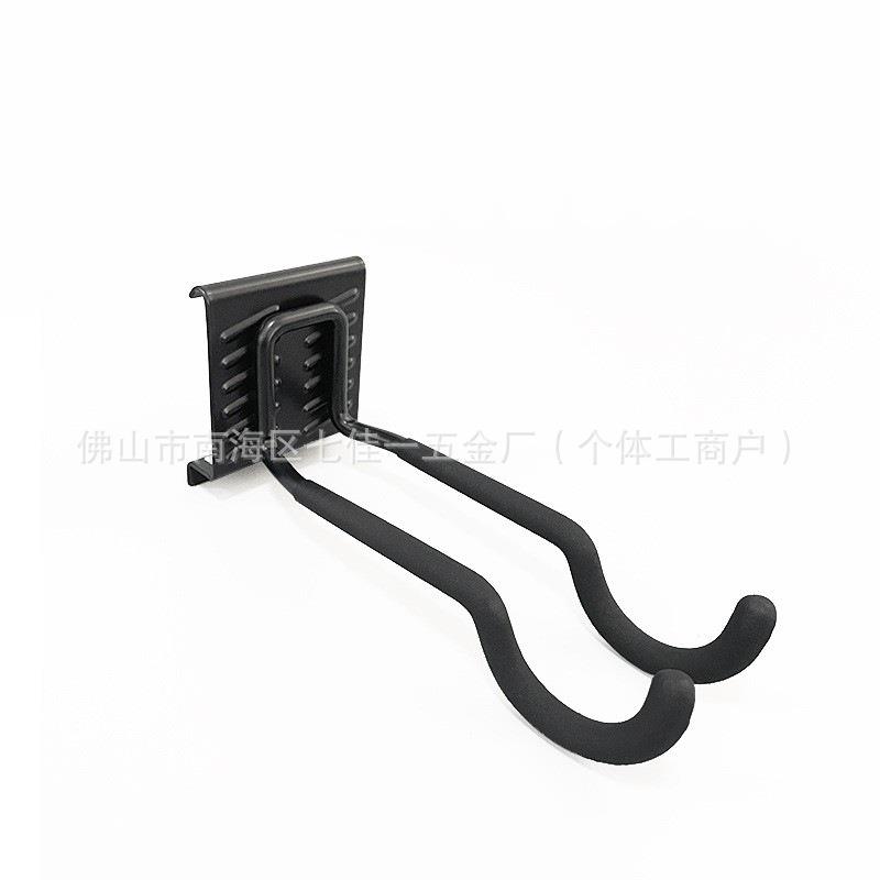 壁挂式槽板挂钩园林农用花房墙壁工具储物钩车库花园工具收纳铁架