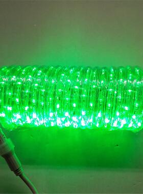 LD圆两线彩虹XNX管水管灯圣彩诞L节酒吧节日装饰灯EED灯带