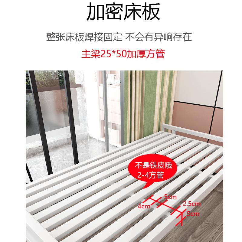 铁艺童拼接床加宽高婴床单F77JST69人床无床头护栏铁床边床儿床可
