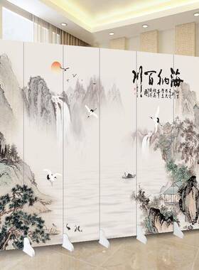 ?新移公式简易屏风LTX1129隔断办室中客厅餐厅酒店遮挡简约现代折