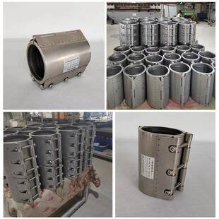 304不锈钢LFD加型夫双卡管道修补器哈长节快速漏堵器补漏抱箍抢修