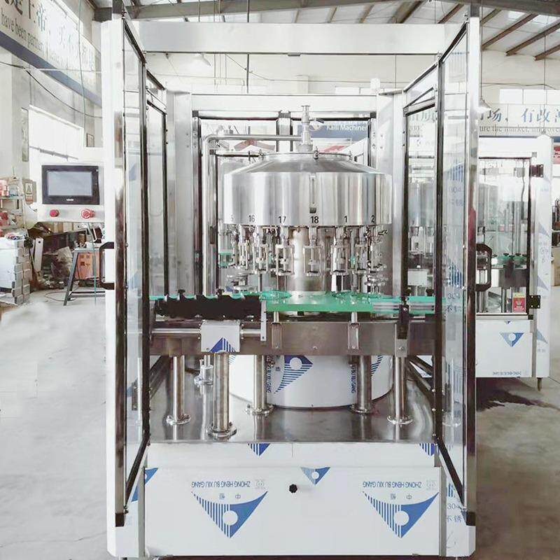 呼兰贝尔桦树汁灌装机械 白桦树汁灌装机 桦树汁旋盖机、贴标机