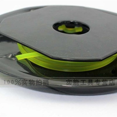 实能割草机割灌机除草机配件铁质打草头厚铁带绳子