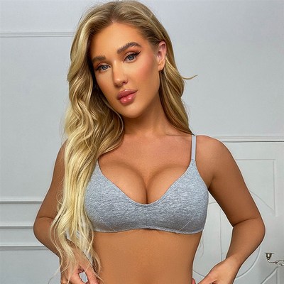 Varsbaby Women Simple Underwear Set Sexy Thong Thin Strap G-