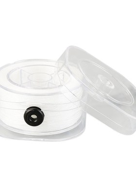 带盒耐磨穿珍珠项链线专用珍珠白色细线股线串珠线手串绳文玩线绳