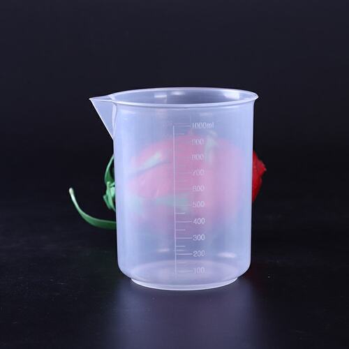 好货100ml Plastic Beaker Experimenztal Equipment Lab 500ml T