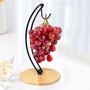 Rustic Rack Banana Holder Paper Roll Wooden 极速Kitchen