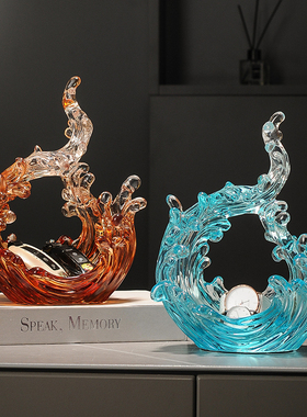 风生水起玄关入户钥匙收纳摆件现代轻奢客厅家居装饰乔迁新居礼品